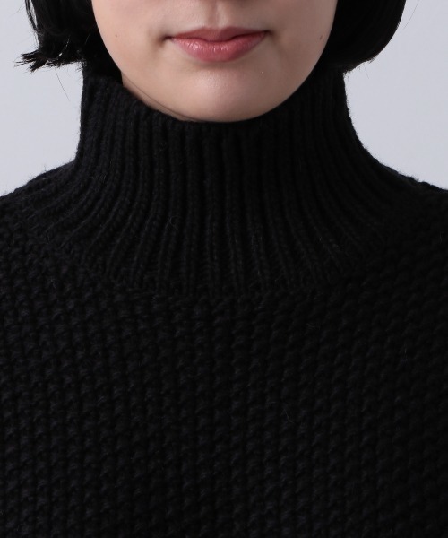 PAGEBOY（ページボーイ）の「カノコタートルプルオーバー（ニット/セーター・レディース・ブラック/オフホワイト/モカ/バイオレット・FREE）」の16枚目の写真