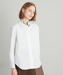 Giza Cotton Poplin ラウンドカラーシャツ