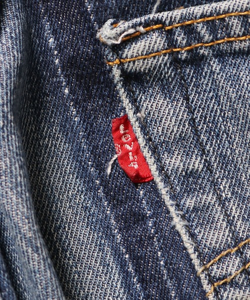 Levi's（リーバイス）の「THRIFTY LOOK/スリフティールック LEVIS SLIT REMAKE リメイクデニムパンツ（デニムパンツ・メンズ・ブルー系その他/ブルー系その他3/ブルー系その他2・M/L）」の14枚目の写真
