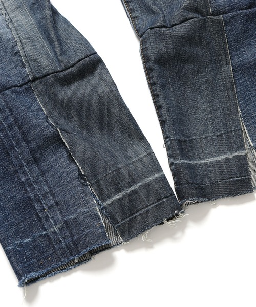 Levi's（リーバイス）の「THRIFTY LOOK/スリフティールック LEVIS SLIT REMAKE リメイクデニムパンツ（デニムパンツ・メンズ・ブルー系その他/ブルー系その他3/ブルー系その他2・M/L）」の17枚目の写真