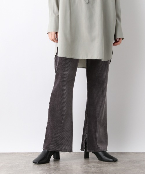 A part by（アパートバイ）の「【WEB限定】コーデュロイフレアイージーパンツ　919537（その他パンツ・レディース・グレー/ブラウン系その他2/ベージュ/オレンジ・FREE）」の3枚目の写真