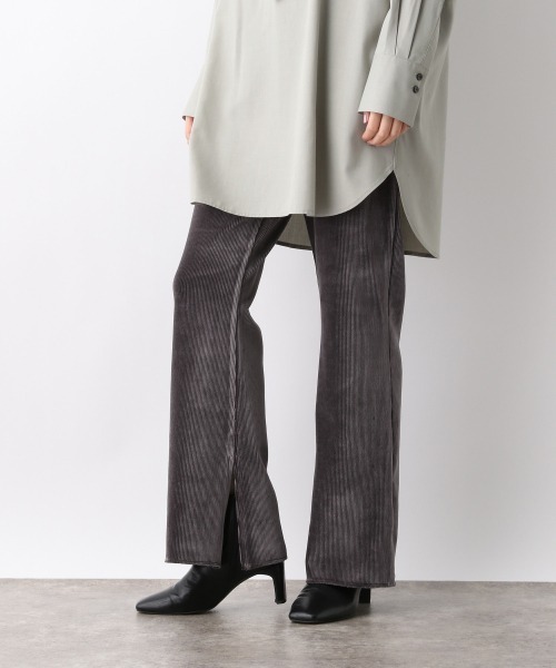 A part by（アパートバイ）の「【WEB限定】コーデュロイフレアイージーパンツ　919537（その他パンツ・レディース・グレー/ブラウン系その他2/ベージュ/オレンジ・FREE）」の6枚目の写真