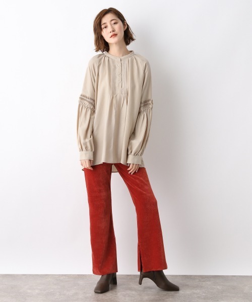 A part by（アパートバイ）の「【WEB限定】コーデュロイフレアイージーパンツ　919537（その他パンツ・レディース・グレー/ブラウン系その他2/ベージュ/オレンジ・FREE）」の7枚目の写真