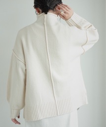 Aunt Marie's | パイピングボリュームスリーブタートルニット / AUNTMARIE'S(ニット/セーター)