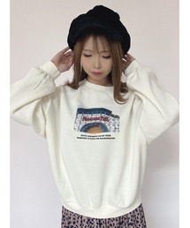 one way | レトロフォトショートプル(スウェット)