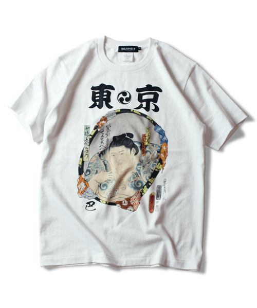 BEAMS T（ビームスティー）の「三巴 彫ひろ×BEAMS T / 東京（Tシャツ