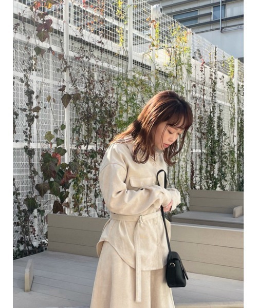 値下げ moussy 春服 ガウン AZUL by moussy（アズールバイマウジー）の「LONG GOWN COAT/ロング