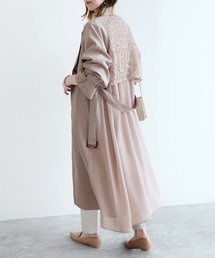 reca | バックレース＆シフォントレンチコート(トレンチコート)