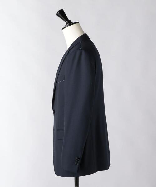 美品☆アデイインザライフ　セットアップスーツ　ビジネス　2B　ネイビー　L 美品☆アデイインザライフ セットアップスーツ ビジネス 2B