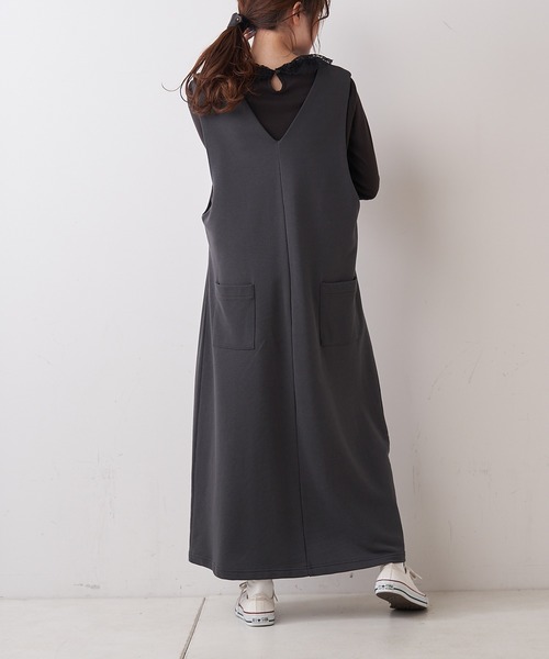 PUAL CE CIN(ピュアルセシン)の「【オーガニックコットン】衿レースプルオーバー(Tシャツ/カットソー・レディース・オフホワイト/スミクロ・FREE)」の22枚目の写真