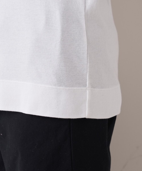 PUAL CE CIN(ピュアルセシン)の「【オーガニックコットン】衿レースプルオーバー(Tシャツ/カットソー・レディース・オフホワイト/スミクロ・FREE)」の19枚目の写真