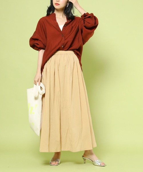 セール】コットンフレアロングスカート（スカート）｜FREAK 