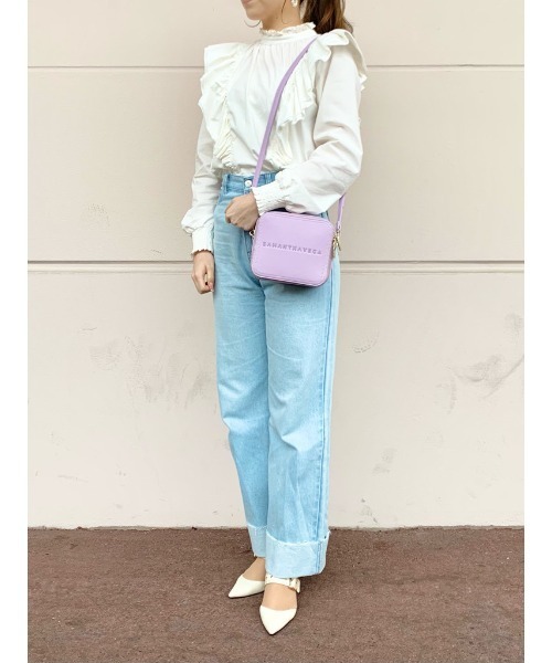 SAMANTHAVEGA（サマンサベガ）の「BOX型ショルダーバッグ（ショルダーバッグ・レディース・ホワイト/ブラック/ピンク/ラベンダー/フューシャピンク・FREE）」の21枚目の写真