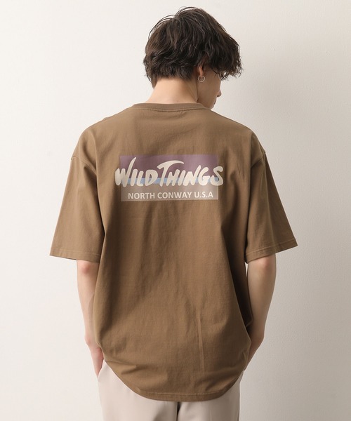 WILD THINGS（ワイルドシングス）の「WILDTHINGS バックプリントTEE（Tシャツ/カットソー・メンズ・オフホワイト/ラベンダー/ベージュ系その他・M/L）」の10枚目の写真