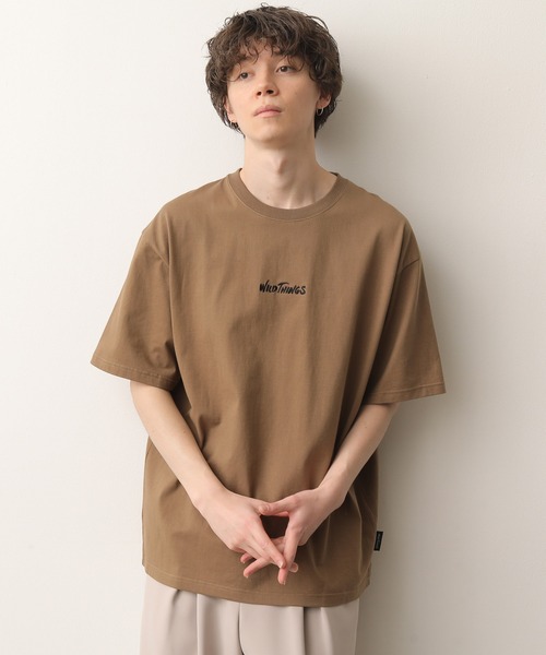 WILD THINGS（ワイルドシングス）の「WILDTHINGS バックプリントTEE（Tシャツ/カットソー・メンズ・オフホワイト/ラベンダー/ベージュ系その他・M/L）」の8枚目の写真