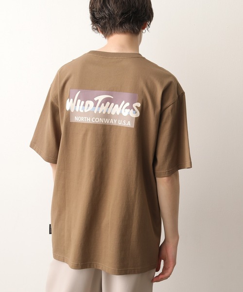 WILD THINGS（ワイルドシングス）の「WILDTHINGS バックプリントTEE（Tシャツ/カットソー・メンズ・オフホワイト/ラベンダー/ベージュ系その他・M/L）」の11枚目の写真