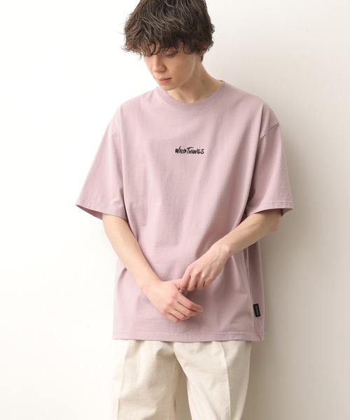 WILD THINGS（ワイルドシングス）の「WILDTHINGS バックプリントTEE（Tシャツ/カットソー・メンズ・オフホワイト/ラベンダー/ベージュ系その他・M/L）」の13枚目の写真