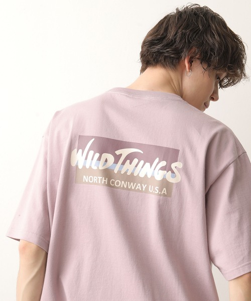 WILD THINGS（ワイルドシングス）の「WILDTHINGS バックプリントTEE（Tシャツ/カットソー・メンズ・オフホワイト/ラベンダー/ベージュ系その他・M/L）」の15枚目の写真