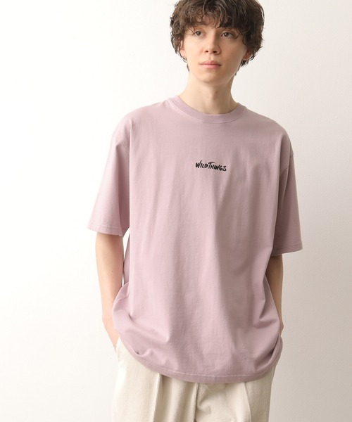 WILD THINGS（ワイルドシングス）の「WILDTHINGS バックプリントTEE（Tシャツ/カットソー・メンズ・オフホワイト/ラベンダー/ベージュ系その他・M/L）」の14枚目の写真