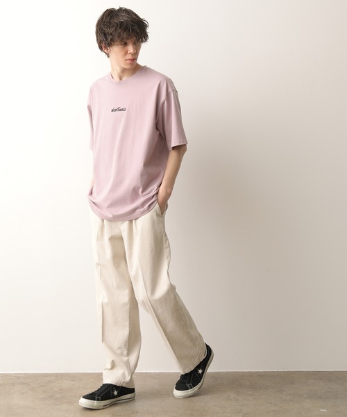 WILD THINGS（ワイルドシングス）の「WILDTHINGS バックプリントTEE（Tシャツ/カットソー・メンズ・オフホワイト/ラベンダー/ベージュ系その他・M/L）」の20枚目の写真