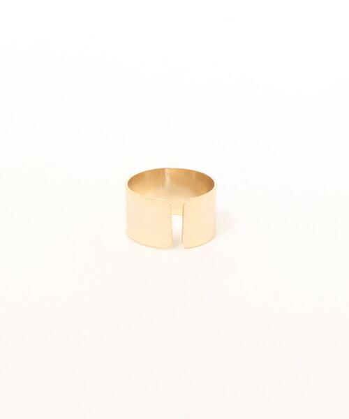 rapiecage（ラピエサージュ）の「ワイドプレートリング（リング・レディース・シルバー/ゴールド・FREE）」の5枚目の写真