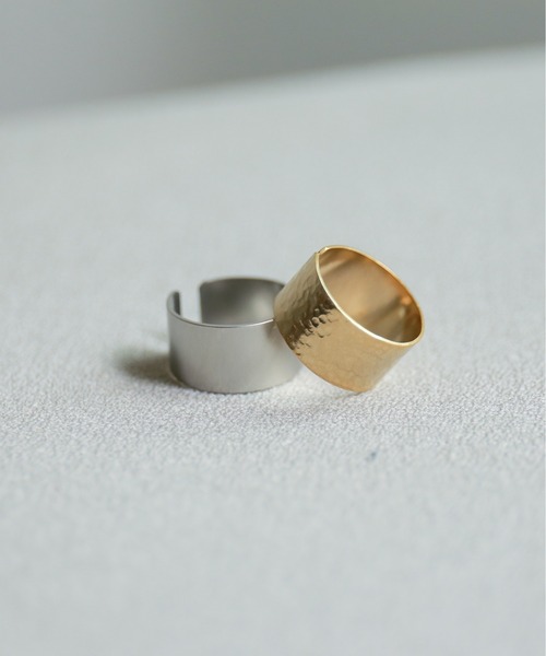 rapiecage（ラピエサージュ）の「ワイドプレートリング（リング・レディース・シルバー/ゴールド・FREE）」の8枚目の写真