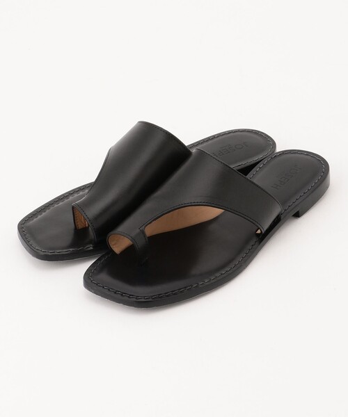 JOSEPH STUDIO(ジョゼフストゥディオ)の「コルソローマ フラットサンダル(サンダル・レディース・ブラック系/ブラウン系・36/38/37)」の2枚目の写真
