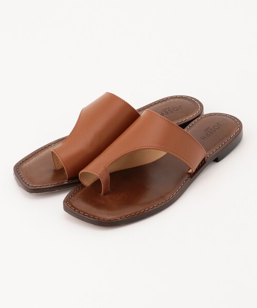 JOSEPH STUDIO(ジョゼフストゥディオ)の「コルソローマ フラットサンダル(サンダル・レディース・ブラック系/ブラウン系・36/38/37)」の1枚目の写真