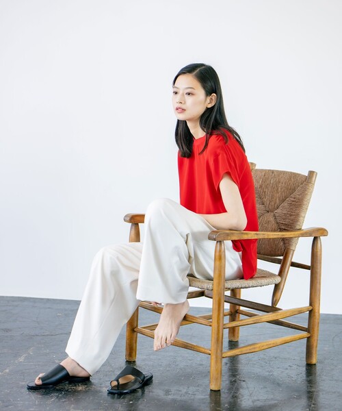 JOSEPH STUDIO(ジョゼフストゥディオ)の「コルソローマ フラットサンダル(サンダル・レディース・ブラック系/ブラウン系・36/38/37)」の6枚目の写真