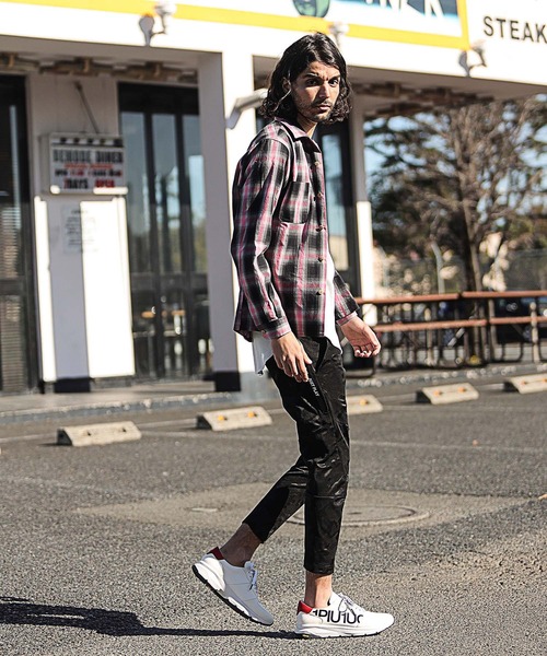 RATTLE TRAP(ラトルトラップ)の「オンブレーチェックオープンカラーシャツ(シャツ/ブラウス・メンズ・ピンク系その他/イエロー系その他・M/S/L)」の3枚目の写真