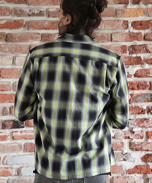 RATTLE TRAP(ラトルトラップ)の「オンブレーチェックオープンカラーシャツ(シャツ/ブラウス・メンズ・ピンク系その他/イエロー系その他・M/S/L)」の19枚目の写真