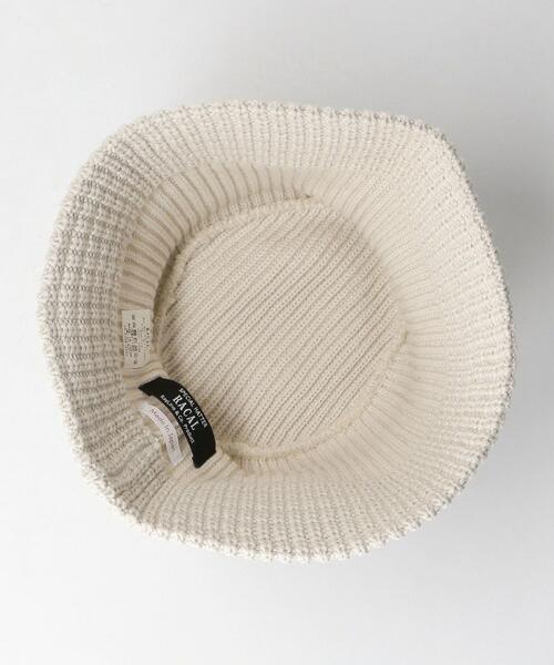 RACAL（ラカル）の「【別注】 ＜Racal（ラカル）＞ KNIT BUCKET HAT/ハット（ハット・メンズ・オフホワイト/ブラック・FREE）」の6枚目の写真