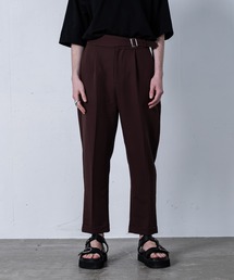 INTER FACTORY | ファッションインフルエンサー howell × INTER FACTORY　ワイドテーパードグルカスラックス(スラックス)