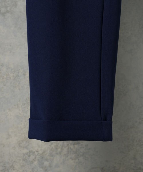 INTER FACTORY（インターファクトリー）の「ファッションインフルエンサー howell - ワイドテーパードグルカスラックス　made in INTER FACTORY（スラックス・メンズ・ブラウン/ネイビー・LARGE/MEDIUM）」の14枚目の写真