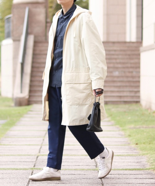 INTER FACTORY（インターファクトリー）の「ファッションインフルエンサー howell - ワイドテーパードグルカスラックス　made in INTER FACTORY（スラックス・メンズ・ブラウン/ネイビー・LARGE/MEDIUM）」の8枚目の写真