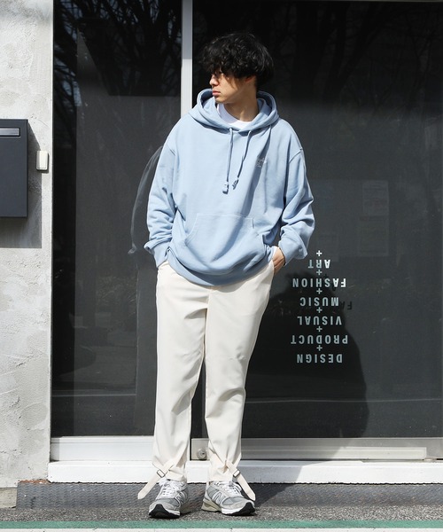 Air Tokyo（エアートウキョー）の「裾 ベルト 2WAY タック ワイドパンツ（その他パンツ・メンズ・ホワイト/ブラック/グレイッシュベージュ・MEDIUM/LARGE）」の5枚目の写真