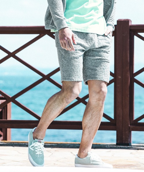 BAYFLOW(ベイフロー)の「ラウンジパイルショーツ(その他パンツ・メンズ・オフホワイト/ベージュ/チャコールグレー・SMALL/MEDIUM/LARGE)」の3枚目の写真