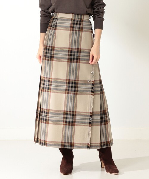 美品 Demi-Luxe BEAMS O’NEIL OF DUBLINスカート キルト製品の名門ファクトリーブランド〈O'NEIL OF DUBLIN〉の
