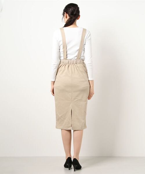 Roomy's（ルーミーズ）の「カットジャンスカ（ワンピース・レディース・ベージュ/ブラック/グレー・FREE）」の5枚目の写真