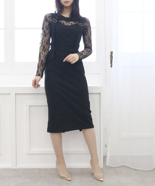 Roomy's（ルーミーズ）の「カットジャンスカ（ワンピース・レディース・ベージュ/ブラック/グレー・FREE）」の6枚目の写真