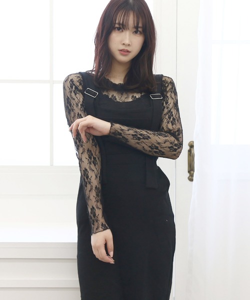 Roomy's（ルーミーズ）の「カットジャンスカ（ワンピース・レディース・ベージュ/ブラック/グレー・FREE）」の7枚目の写真