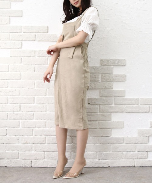 Roomy's（ルーミーズ）の「カットジャンスカ（ワンピース・レディース・ベージュ/ブラック/グレー・FREE）」の14枚目の写真