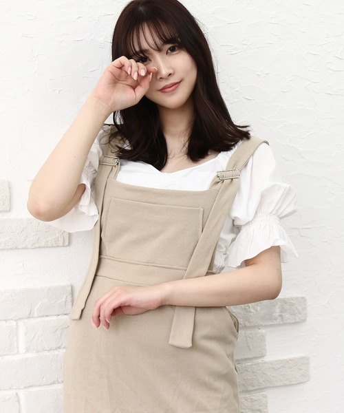 Roomy's（ルーミーズ）の「カットジャンスカ（ワンピース・レディース・ベージュ/ブラック/グレー・FREE）」の13枚目の写真