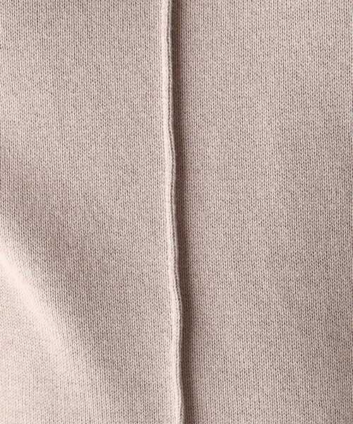 JET（ジェット）の「◆【ウォッシャブル】綿シルクレーヨンノースリーブニット（ニット/セーター・レディース・ブラウン系その他/ライトベージュ/パープル系4・04）」の4枚目の写真