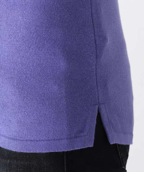 JET（ジェット）の「◆【ウォッシャブル】綿シルクレーヨンノースリーブニット（ニット/セーター・レディース・ブラウン系その他/ライトベージュ/パープル系4・04）」の18枚目の写真