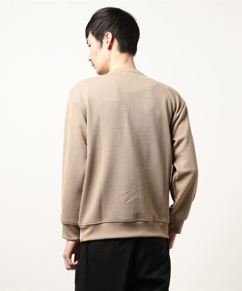 417 EDIFICE（フォーワンセブンエディフィス）の「アゼアミニットソーロングスリーブ（ニット/セーター・メンズ・ベージュ/サックスブルー/ブラック系その他・MEDIUM/LARGE）」の5枚目の写真