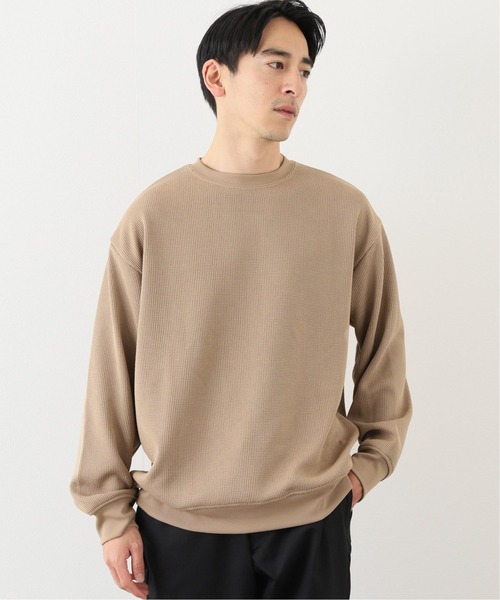 417 EDIFICE（フォーワンセブンエディフィス）の「アゼアミニットソーロングスリーブ（ニット/セーター・メンズ・ベージュ/サックスブルー/ブラック系その他・MEDIUM/LARGE）」の2枚目の写真