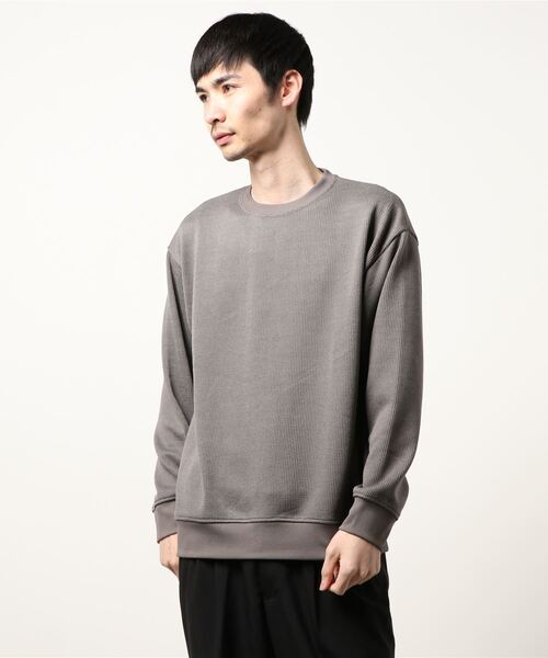 417 EDIFICE（フォーワンセブンエディフィス）の「アゼアミニットソーロングスリーブ（ニット/セーター・メンズ・ベージュ/サックスブルー/ブラック系その他・MEDIUM/LARGE）」の7枚目の写真