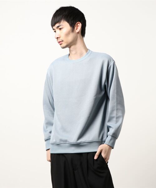 417 EDIFICE（フォーワンセブンエディフィス）の「アゼアミニットソーロングスリーブ（ニット/セーター・メンズ・ベージュ/サックスブルー/ブラック系その他・MEDIUM/LARGE）」の10枚目の写真