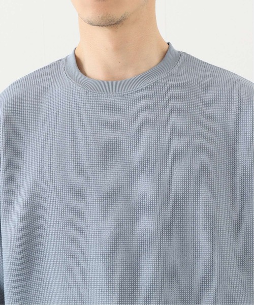 417 EDIFICE（フォーワンセブンエディフィス）の「アゼアミニットソーロングスリーブ（ニット/セーター・メンズ・ベージュ/サックスブルー/ブラック系その他・MEDIUM/LARGE）」の21枚目の写真